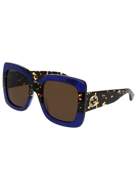 gucci glittered gradient oversized square sunglasses dupes|gucci swarovski sunglasses.